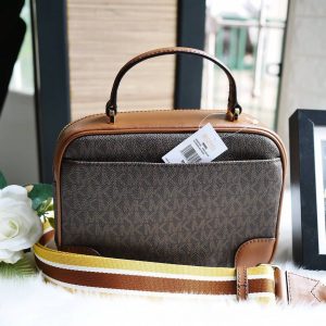 brown dark brown michael kors bag 3 1