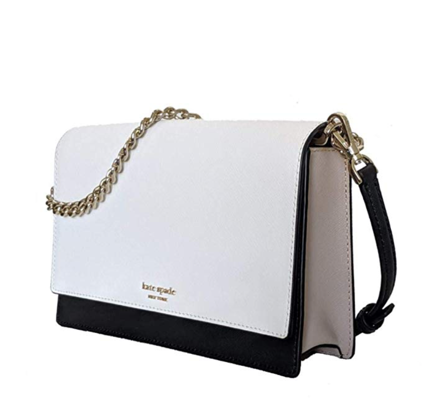 Buy KATE SPADE Knott Flap Pebbled Leather Crossbody Bag  White Color Women   AJIO LUXE