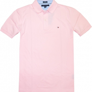 Light Pink Tommy Hilfiger Mens Polo Regular Fit