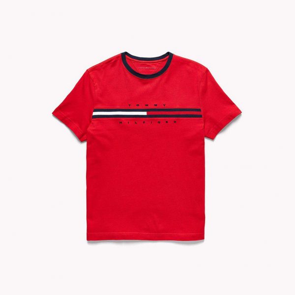 Tommy Hilfiger Mens Red T Shirt