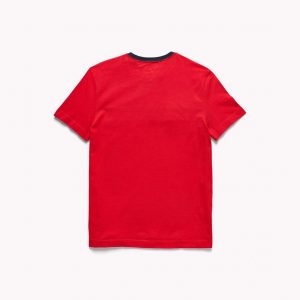 Tommy Hilfiger Mens Red T Shirt back