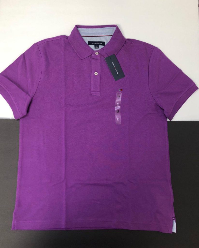 Tommy Hilfiger Purple Men's Polo Regular Fit - NY Outlet Brands in Dubai